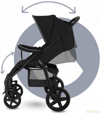 Wózek spacerowy Annet Plus Black Carbon