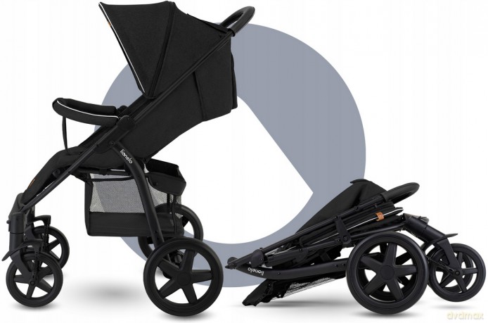 Wózek spacerowy Annet Plus Black Carbon