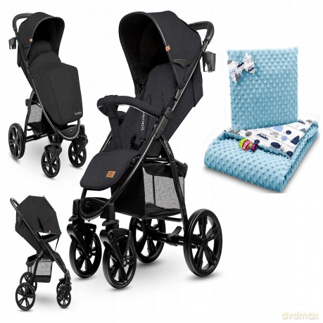 Wózek spacerowy Annet Plus Black Carbon