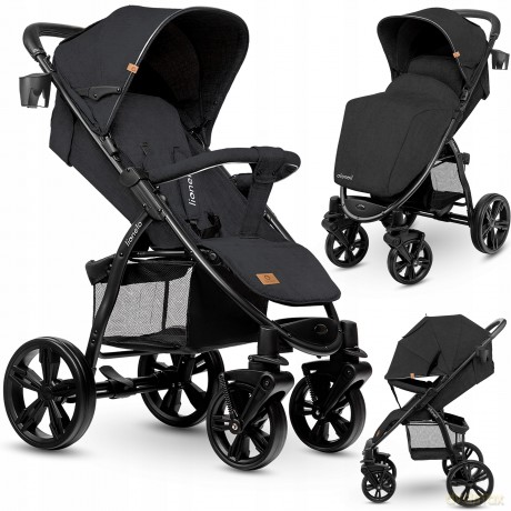 Wózek spacerowy Annet Plus Black Carbon