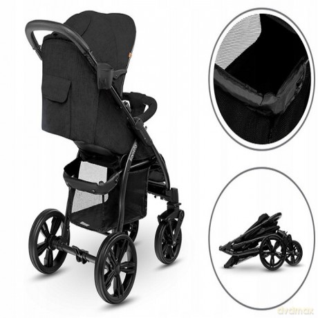 Wózek spacerowy Annet Plus Black Carbon
