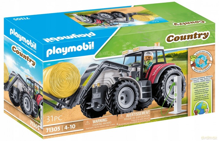 PLAYMOBIL Zestaw z figurkami Country 71305 Duży traktor