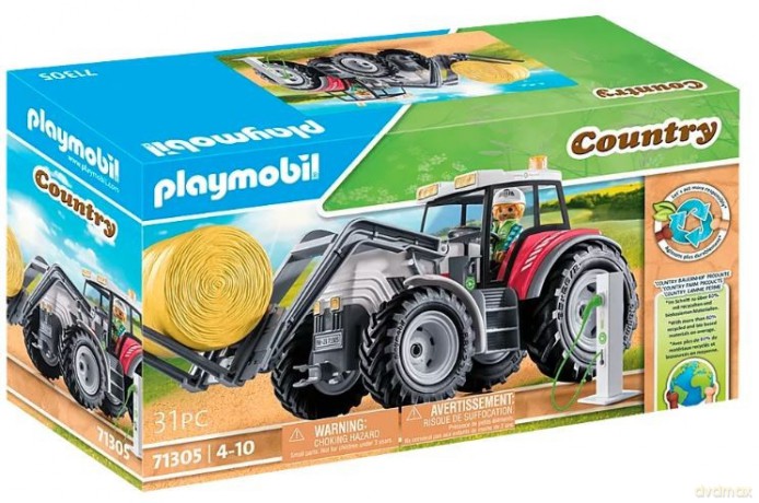 PLAYMOBIL Zestaw z figurkami Country 71305 Duży traktor