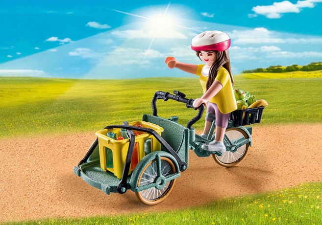 PLAYMOBIL Zestaw z figurkami Country 71306 Rower towarowy