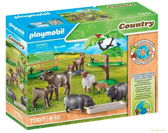 PLAYMOBIL Zestaw z figurkami Country 71307 Zwierzęta gospodarskie