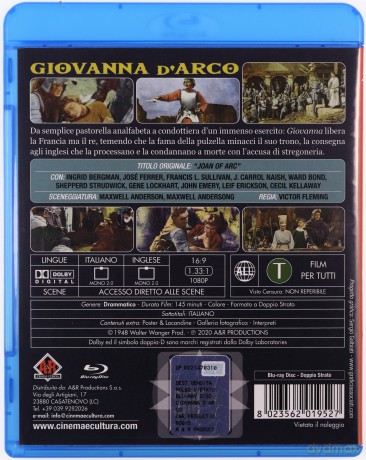 Joan of Arc (Joanna d'Arc) [Blu-Ray]