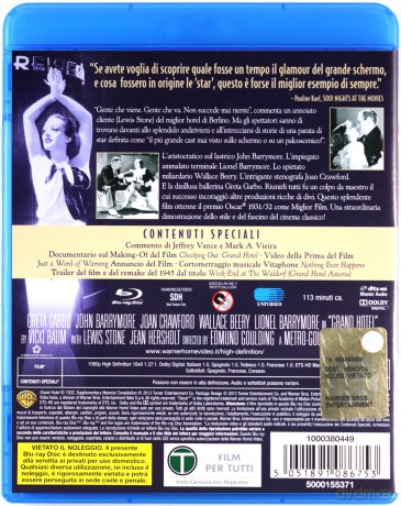 Grand Hotel (Ludzie w hotelu) [Blu-Ray]