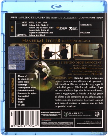 Hannibal Rising (Hannibal. Po drugiej stronie maski) [Blu-Ray]
