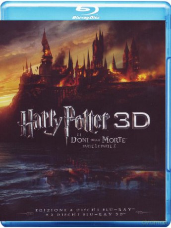 Harry Potter and the Deathly Hallows: Part 1-2 (Harry Potter i Insygnia Śmierci: Część I-II) [6xBlu-Ray]