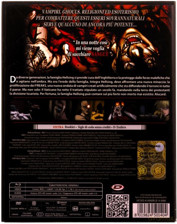 Hellsing Ultimate #01 Ova 1-2 [Blu-Ray]+[DVD]