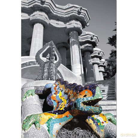 EDUCA 500 El. C.B&W Park Guell Barcelona 15319 [PUZZLE]
