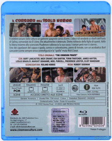 The Crimson Pirate (Karmazynowy pirat) [Blu-Ray]