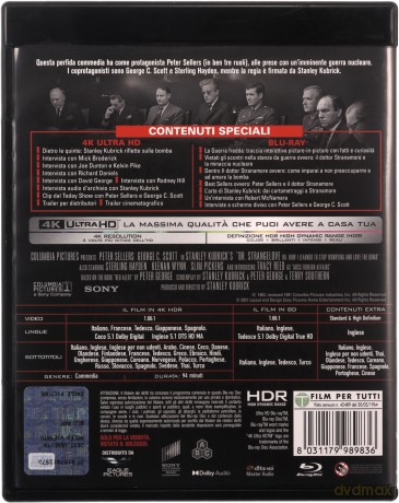 Dr Strangelove, czyli jak przestałem się martwić i pokochałem bombę [Blu-Ray 4K]+[Blu-Ray]