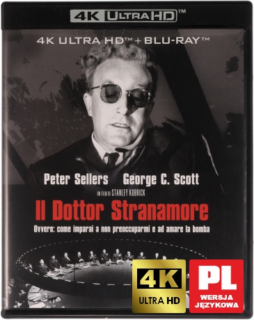 Dr Strangelove, czyli jak przestałem się martwić i pokochałem bombę [Blu-Ray 4K]+[Blu-Ray]