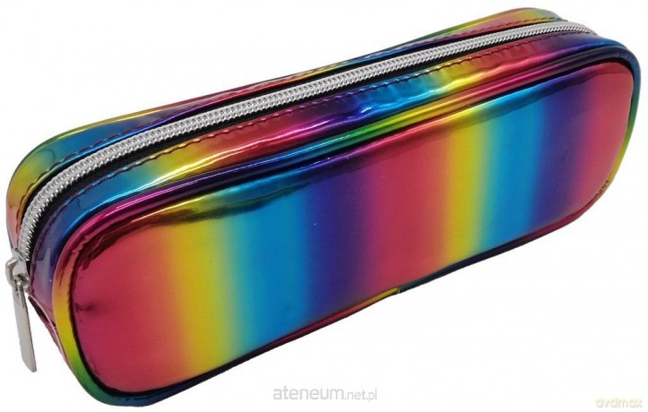 Piórnik saszetka 1 zamek Metallic