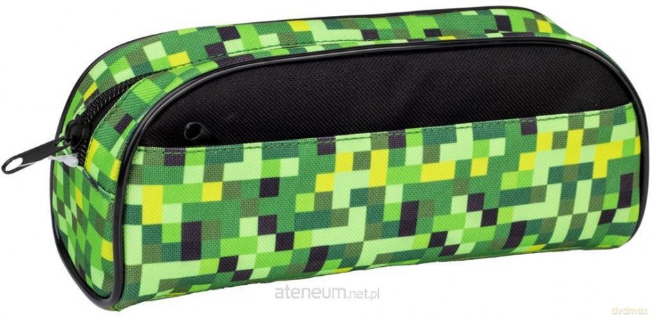 Piórnik saszetka 2 zamki Pixi green
