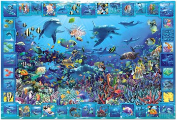 EDUCA 5000 El. Królestwo Delfinów 14828 [PUZZLE]