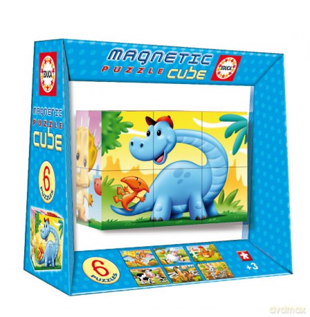 EDUCA MPC 6 CUBES DINOZAURY 14068 [PUZZLE]