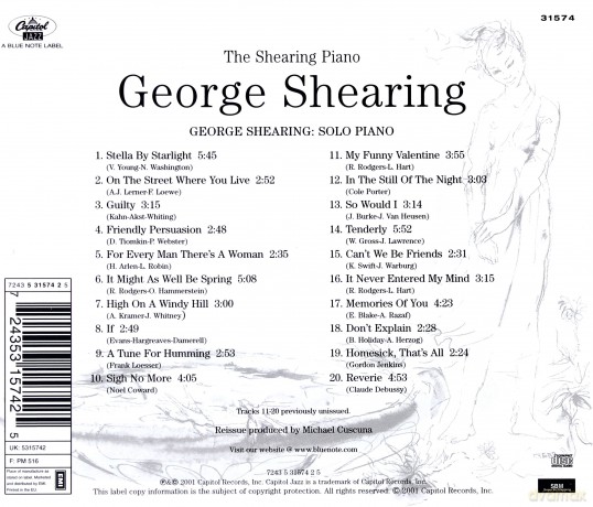 George Shearing: The Shearing Piano [CD]