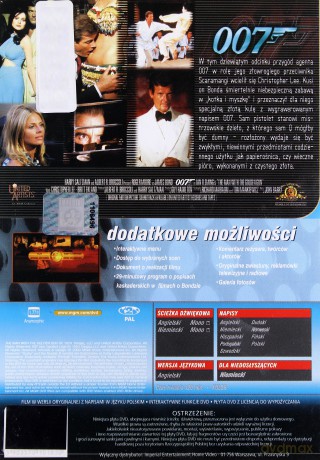 007 James Bond Człowiek ze złotym pistoletem [DVD]