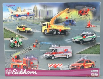 EICHHORN PUZZLE SAMOCHODY RATUNKOWE 3699 [ZABAWKA]