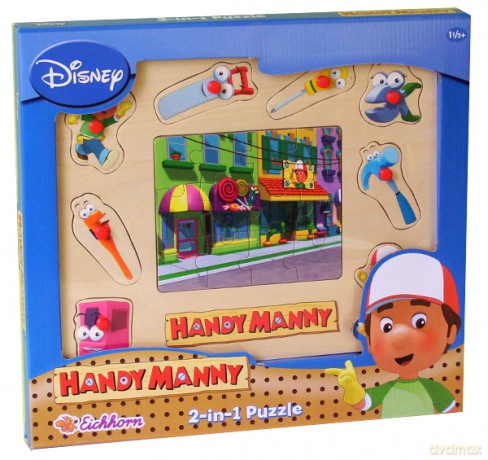 EICHHORN HANDY MANNY PUZZLE 2 W 1 100004722 [ZABAWKA]
