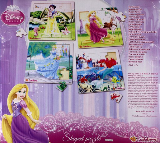 EICHHORN Puzzle Disney Princess 4rodz. 100003342 [ZABAWKA]