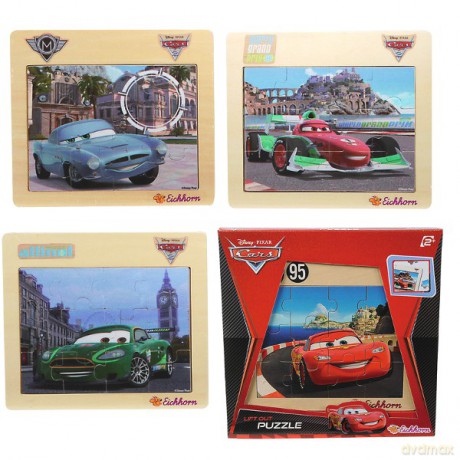 EICHHORN Cars Puzzle, 4 wz 100003280 [ZABAWKA]