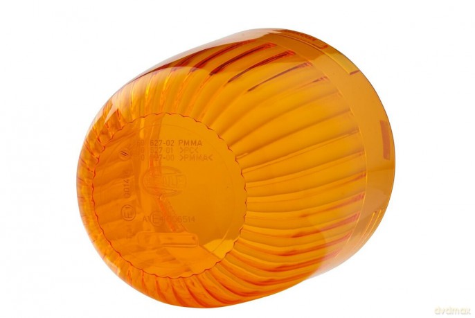 Szkło lampy, światło ostrzegawcze obrotowe Hella 9EL 860 627-001 Volvo