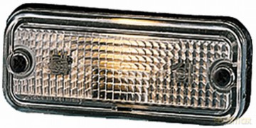 Szkło lampy, światło pozycyjne Hella 9EL 137 241-001 Mercedes