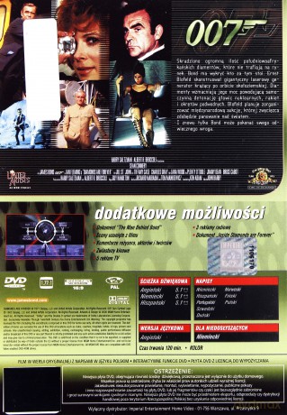 007 James Bond Diamenty są wieczne [DVD]