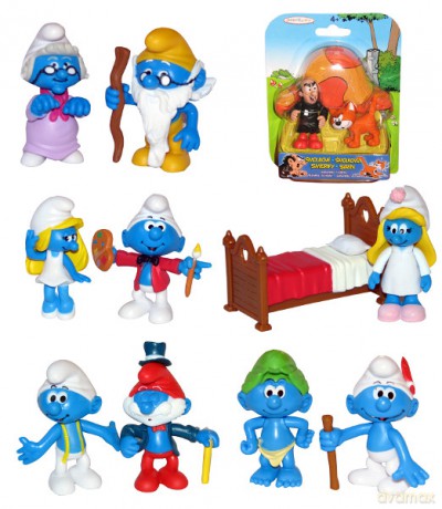 EPEE SMERFY FIGURKI Z AKCESORIAMI JPS33230 [ZABAWKA]