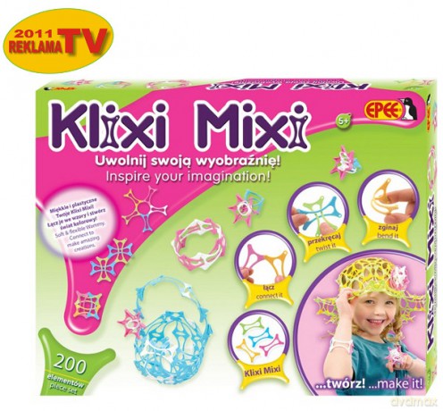 EPEE Klixi Mixi Zest. Deluxe 200 el. EP01332 [KLOCKI]
