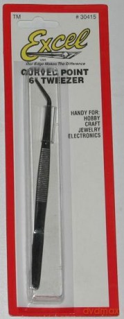 EXCEL Pinceta Wygięta 6" 30415 [MODELARSTWO]