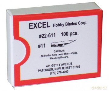 EXCEL 22611B OSTRZA 100szt 22611B [MODELARSTWO]