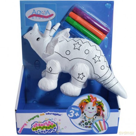 AQUA STUDIO Koloruj na okrągło Dinozaur PYO016 [ZABAWKA]