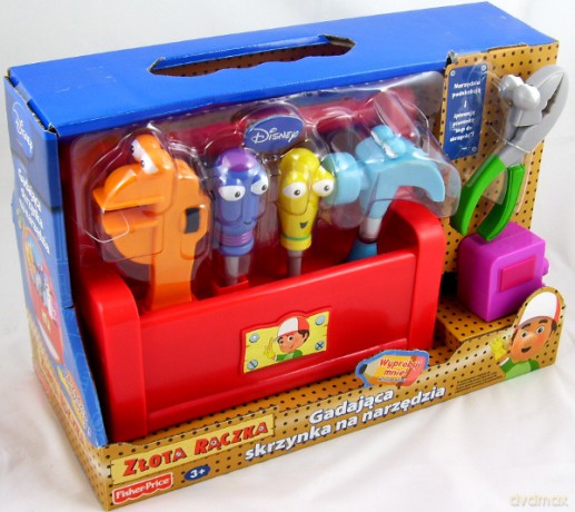 FISHER PRICE Maniek Złota Rączka Gadająca skrzynka na narzędzia T8128 [ZABAWKA]