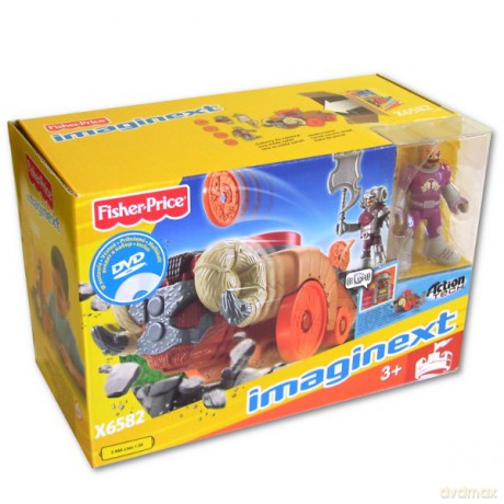FISHER Imaginext Maszyny Bojowe X6581/6582 [ZABAWKA]