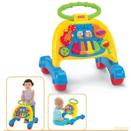 FISHER PRICE Muzyczny Chodzik 2 w 1 V3254 [ZABAWKA]