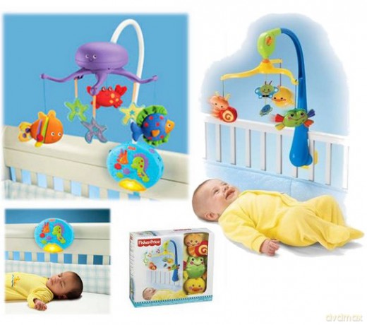 FISHER Karuzela Ośmiorniczka Cuda Oceanu T4265 [ZABAWKA]