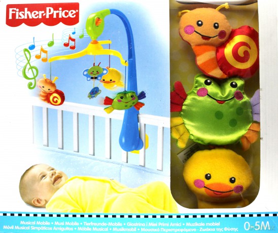 FISHER PRICE Nakręcana karuzelka z kołysanką M5606 [ZABAWKA]