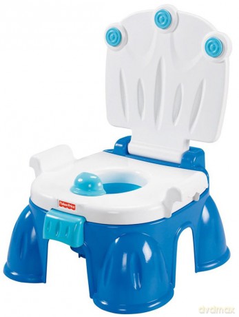 FISHER PRICE Niebieski nocniczek z fanfarami M4774 [ZABAWKA]