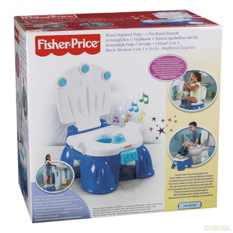 FISHER PRICE Niebieski nocniczek z fanfarami M4774 [ZABAWKA]