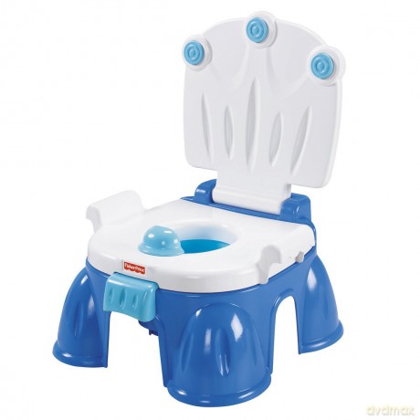 FISHER PRICE Niebieski nocniczek z fanfarami M4774 [ZABAWKA]