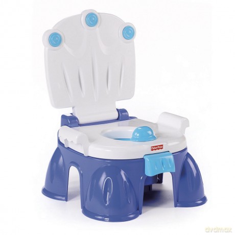 FISHER PRICE Niebieski nocniczek z fanfarami M4774 [ZABAWKA]