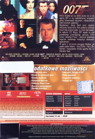 007 James Bond Jutro nie umiera nigdy [DVD]