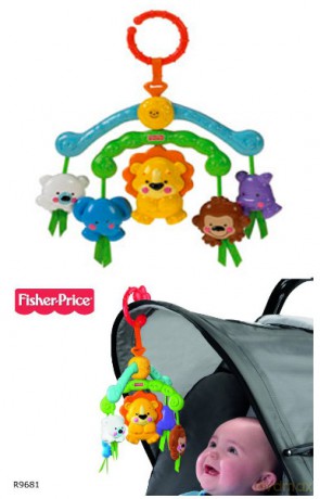 FISHER PRICE Mini karuzelka ze zwierzątkami R9681 [ZABAWKA]