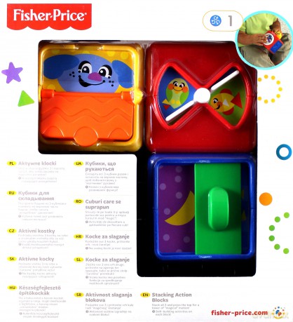 FISHER PRICE Aktywne klocki 74121 [ZABAWKA]