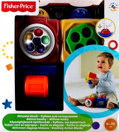 FISHER PRICE Aktywne klocki 74121 [ZABAWKA]
