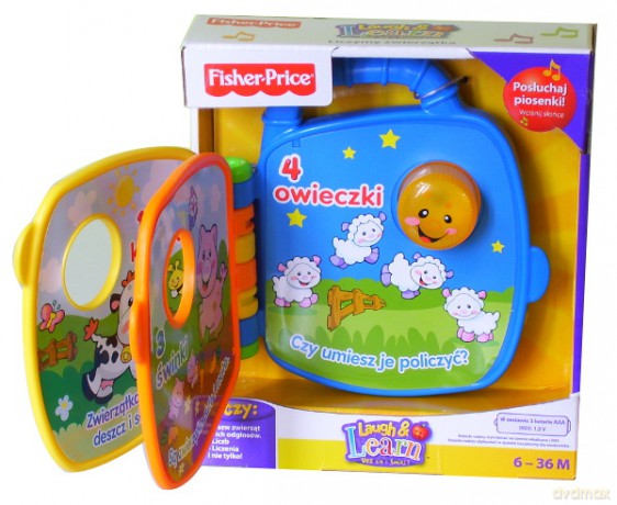 FISHER KSIĄŻECZKA ZGADYWANKA WYLICZANKA P8140/8141 [ZABAWKA]